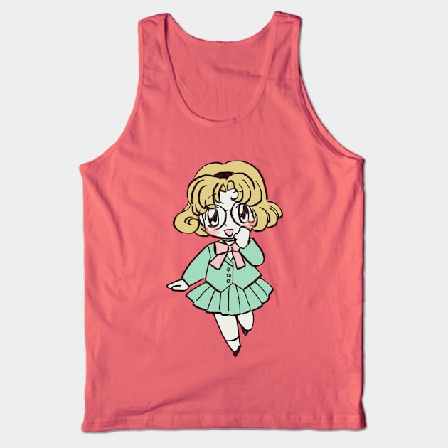 I draw chibi Fuu Hououji / magic knight rayearth Tank Top by mudwizard